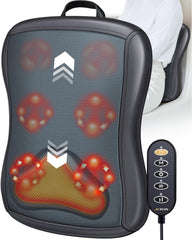 JZBRAIN Shiatsu Back Massager with rolling heads for hands-free lower back relief during desk work