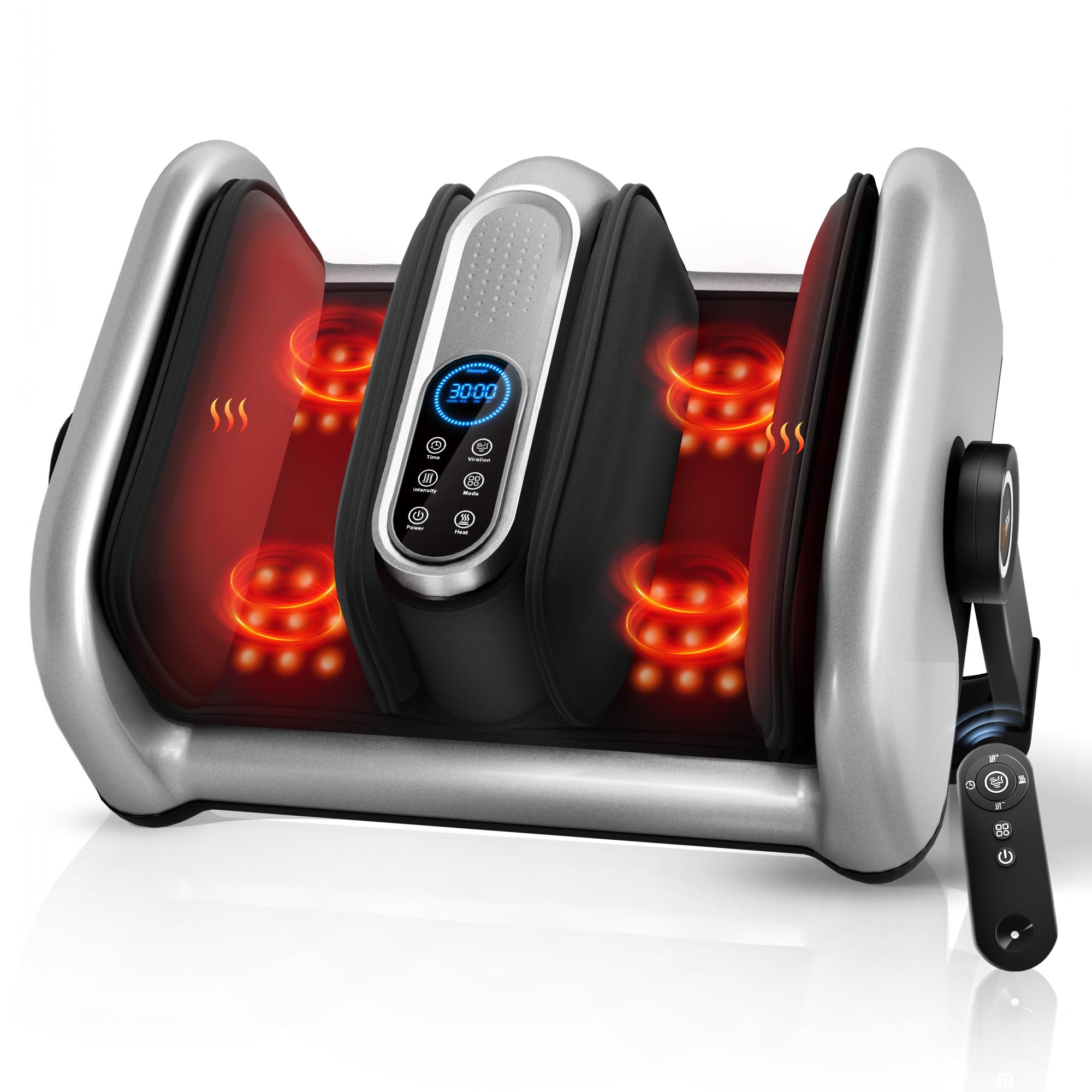 JZBRAIN shiatsu foot massager rollers for deep kneading relief