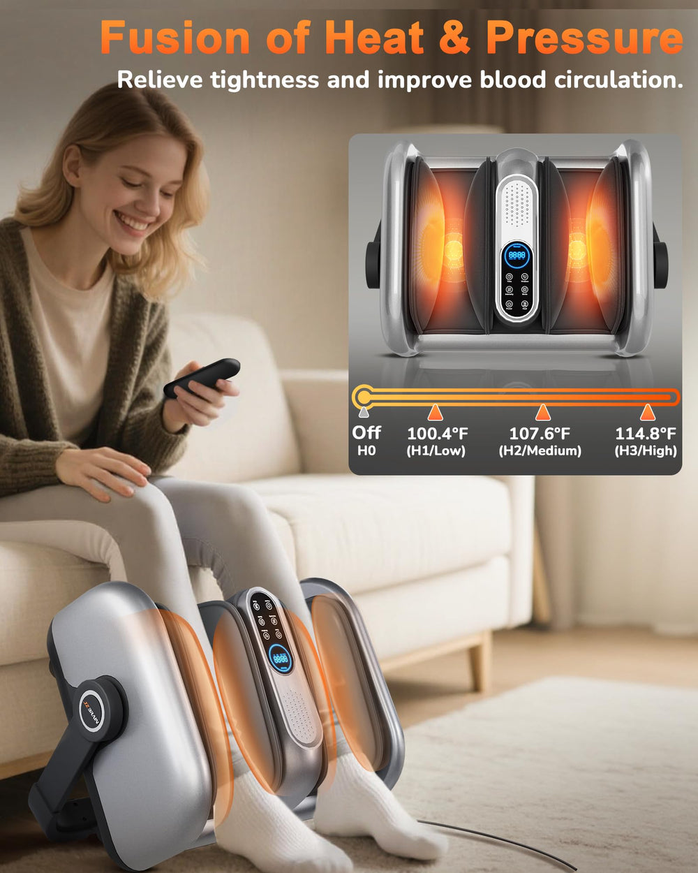 JZBRAIN foot massager vibration modules for gentle relief