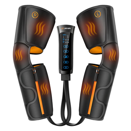 JZBRAIN air compression leg massager around calf area for targeted fatigue relief