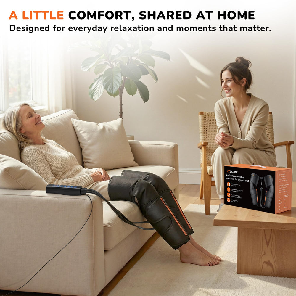 JZBRAIN compact unit laid flat for easy storage after use