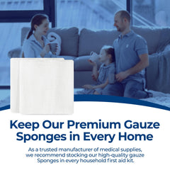 K Kingstar gauze sponges for first aid kits and ongoing wound care routines