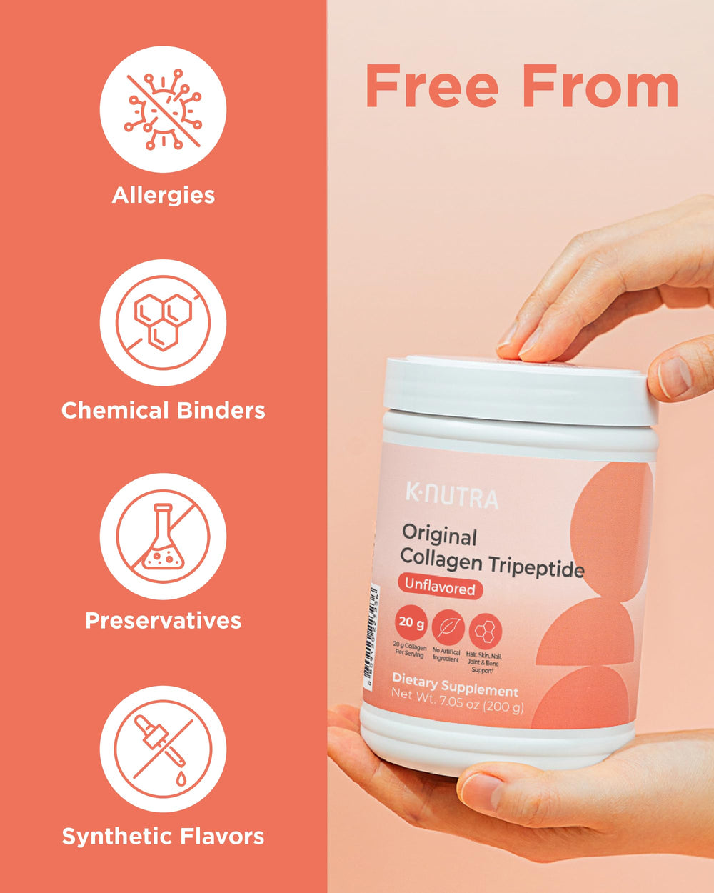 K-NUTRA snow-melting technology enables rapid dissolution in drinks