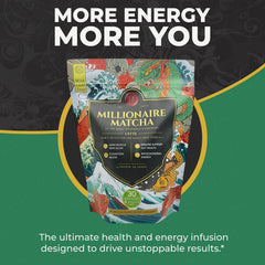 K* PAX Matcha close-up shows protein, probiotics, and polyphenols in harmony.