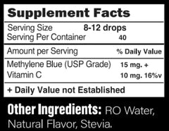 K TROPIX drops close-up on label emphasizes USP-grade purity and safety.