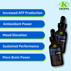 K TROPIX bottle and glass of water ready for dilution and daily routine.