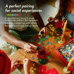 KA! Kanna organic ingredients scene emphasizes plant-based purity.