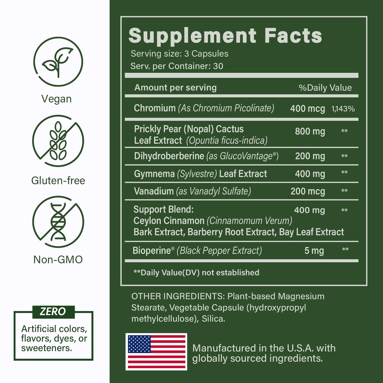 Kabooya Gymnema Sylvestre tablets close-up for metabolic balance