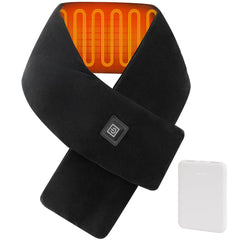 KADORVA heated neck wrap with powerbank pocket for cordless warmth on the go