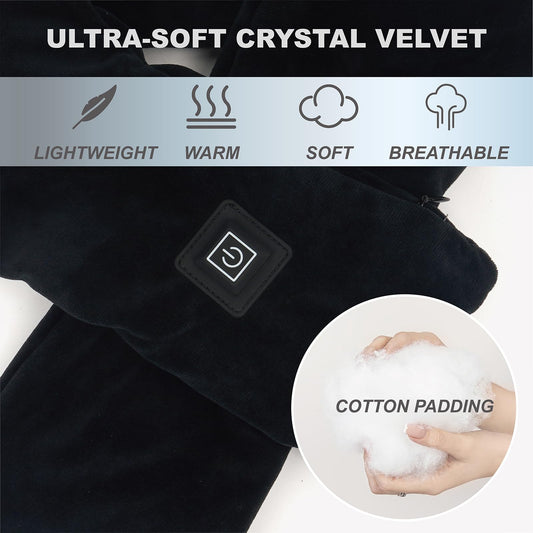 KADORVA wireless heated scarf with compact design for travel comfort