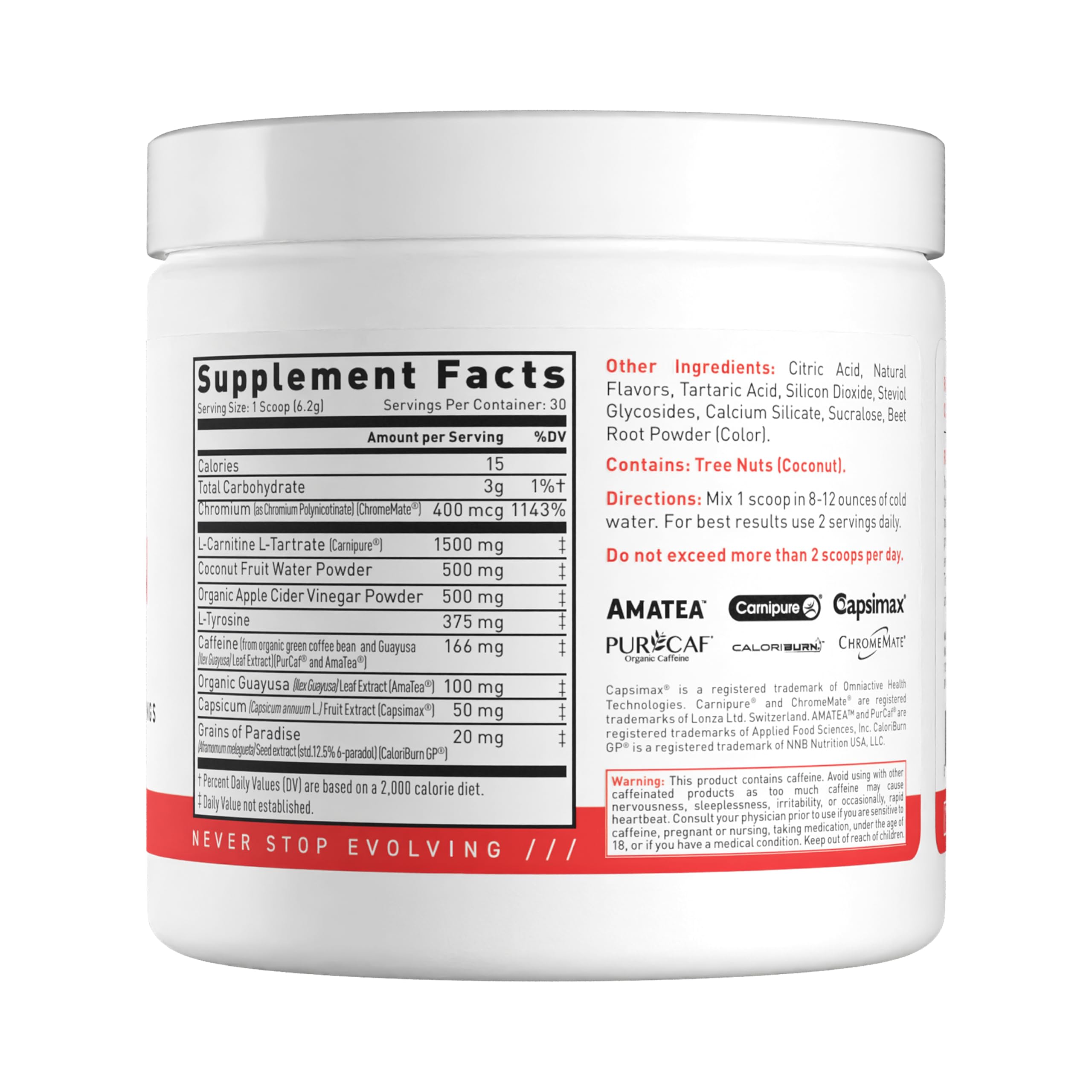Kaged Clean Burn bottle pour demonstrates easy dosing for a quick preworkout boost.