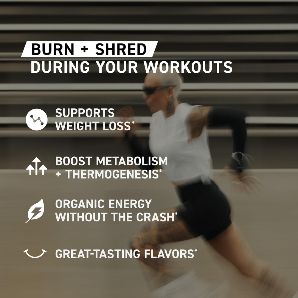 Kaged Clean Burn label closeup highlights ingredients and transparency.