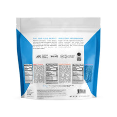 Kaged electrolyte powder stick packets neatly in gym bag.