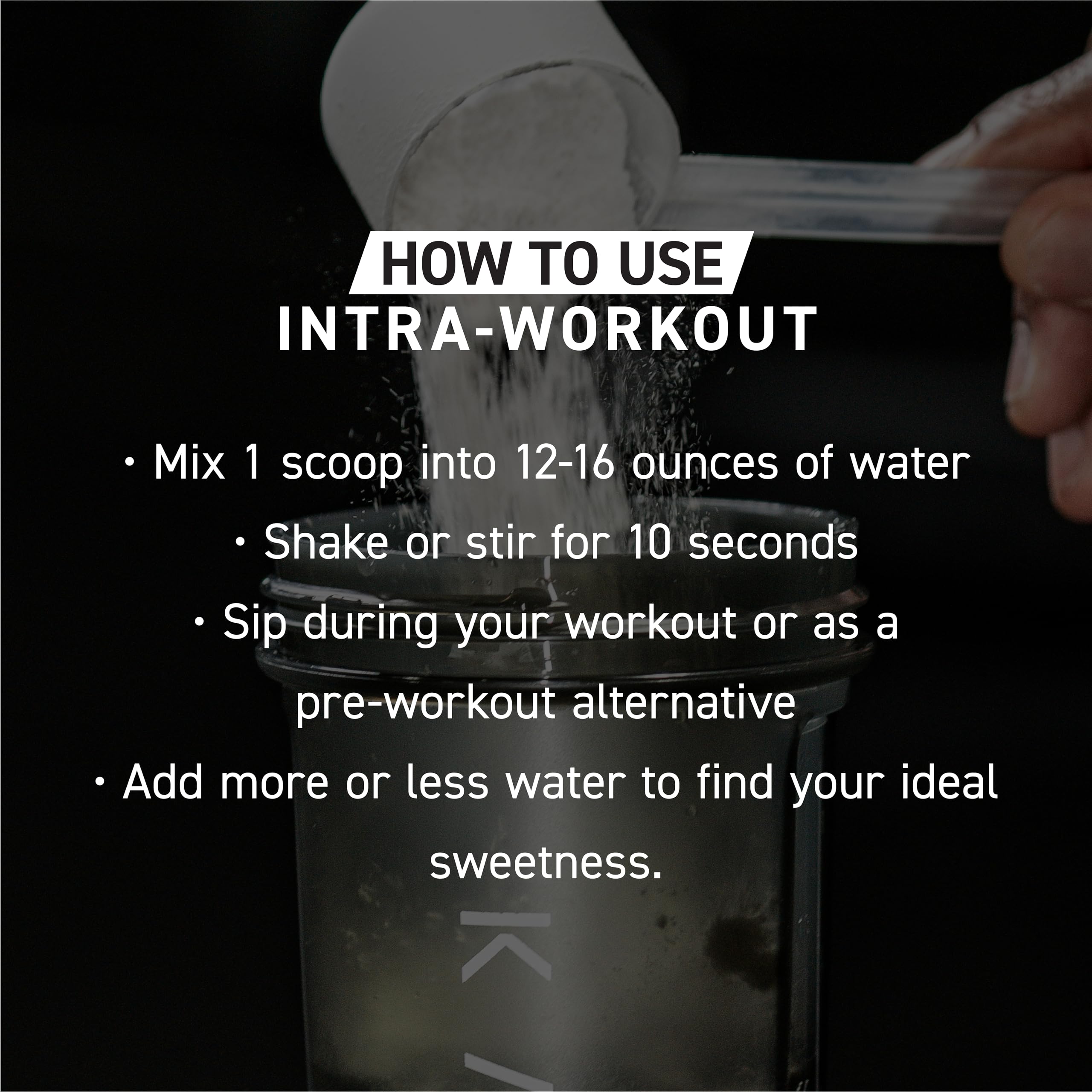 Kaged Intra-Workout artificial-free formula emphasizes clean nutrition.