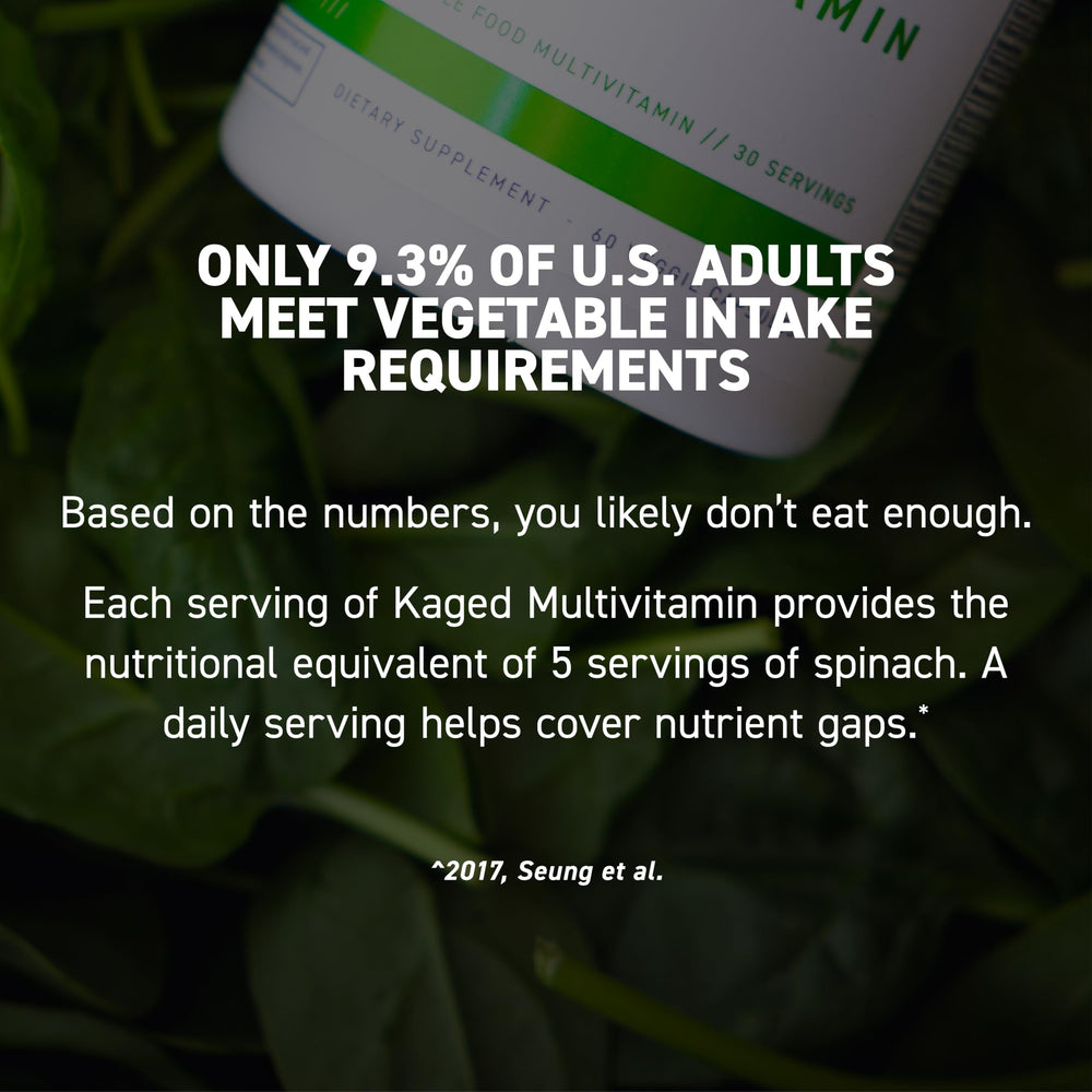 Kaged Multivitamin with ACTIValoe prebiotic label