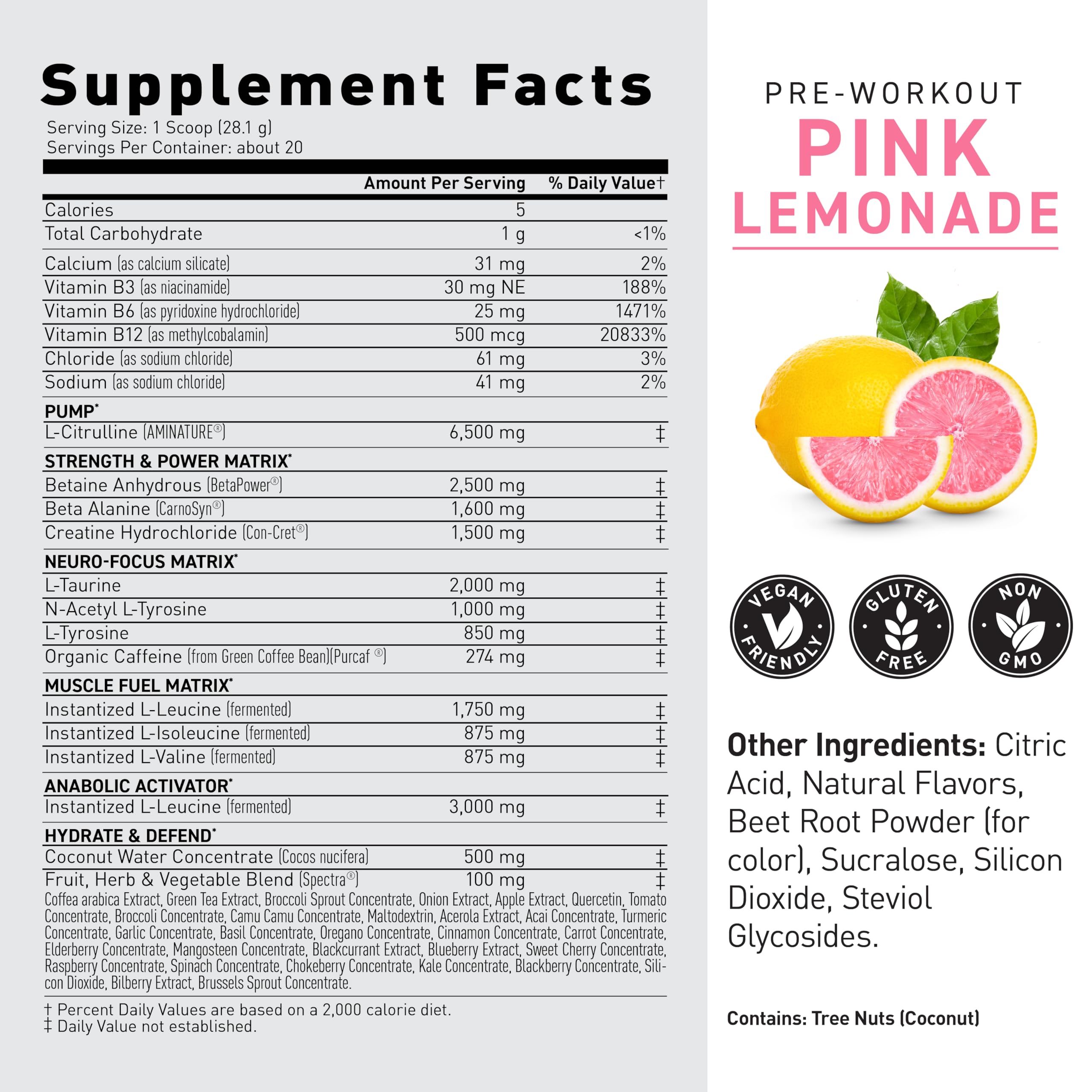 Refreshing pink lemonade pre-workout in a glass during a gym session.