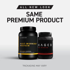 Kaged Post Workout Protein mixer with Iced Lemon Cake balance and texture