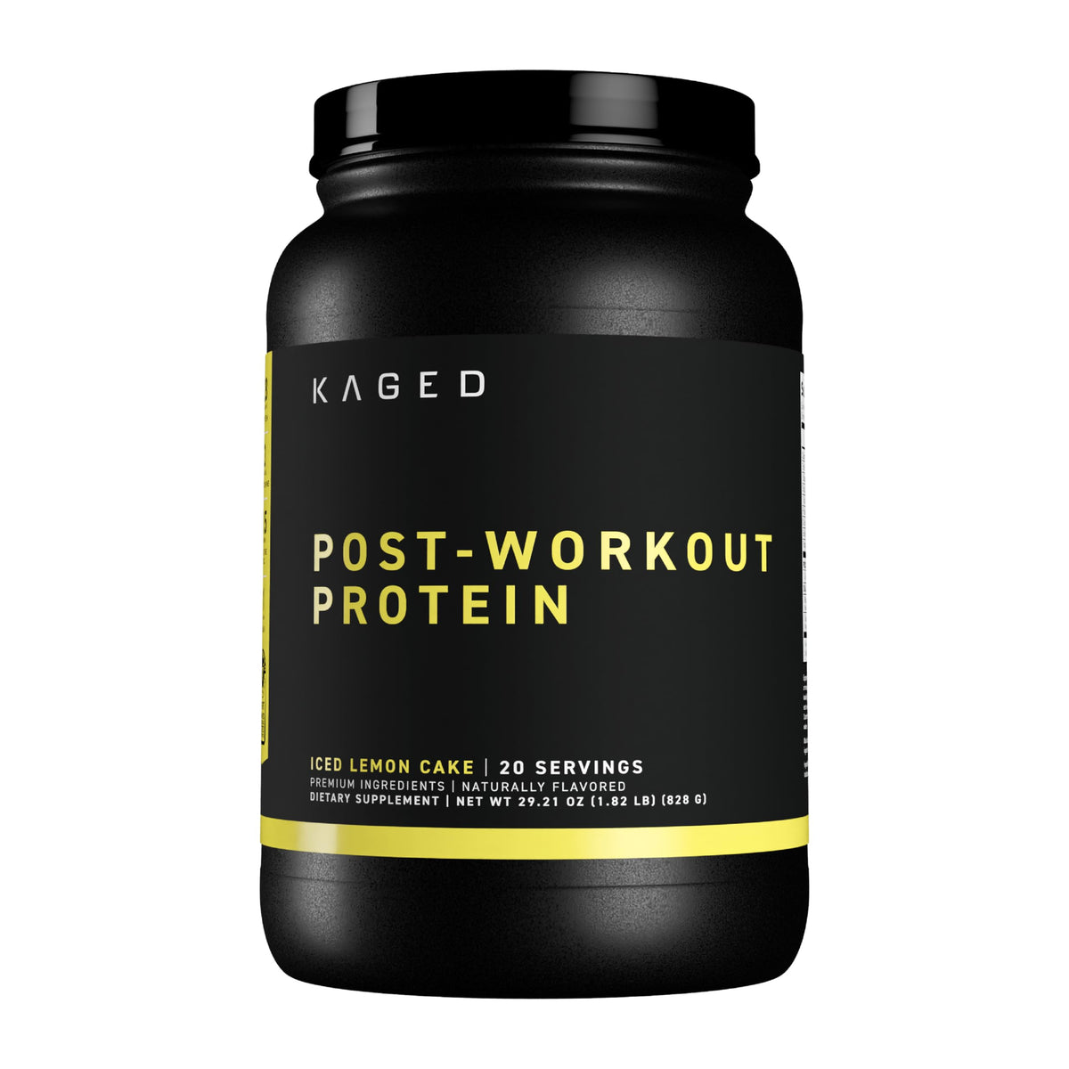 Kaged Post Workout Protein Iced Lemon Cake pour ready for post‑workout recovery