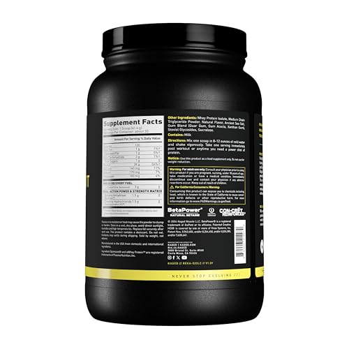 Kaged Post Workout Protein Iced Lemon Cake shake in glass after training