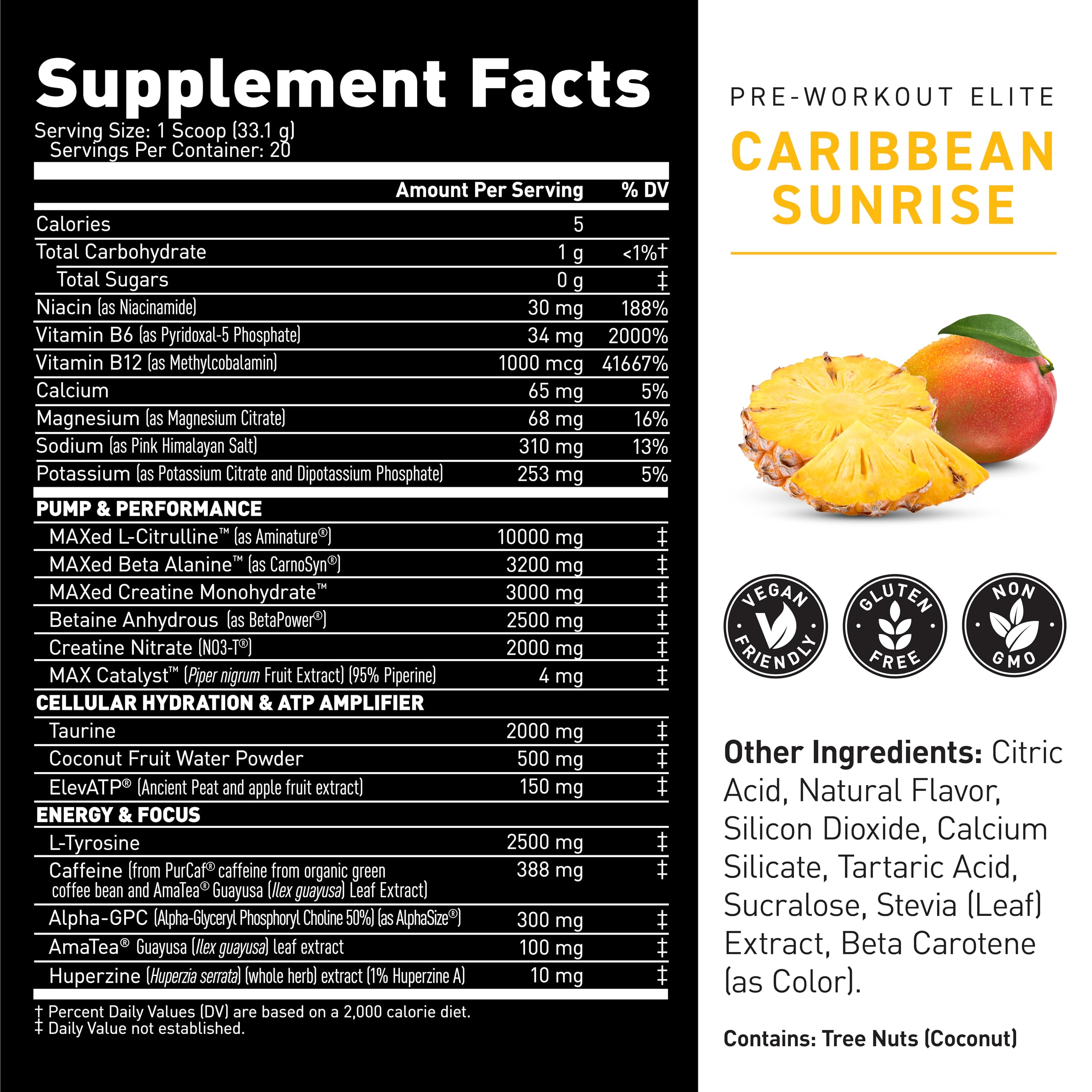 Kaged Pre-Workout Elite elevATP energy and power support