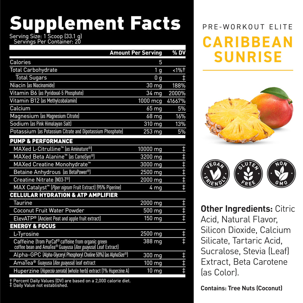 Kaged Pre-Workout Elite elevATP energy and power support