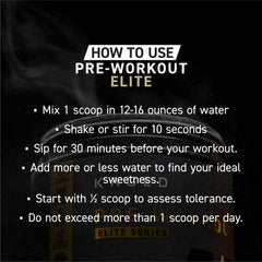 Kaged Pre Workout Elite pumps and endurance visual for training