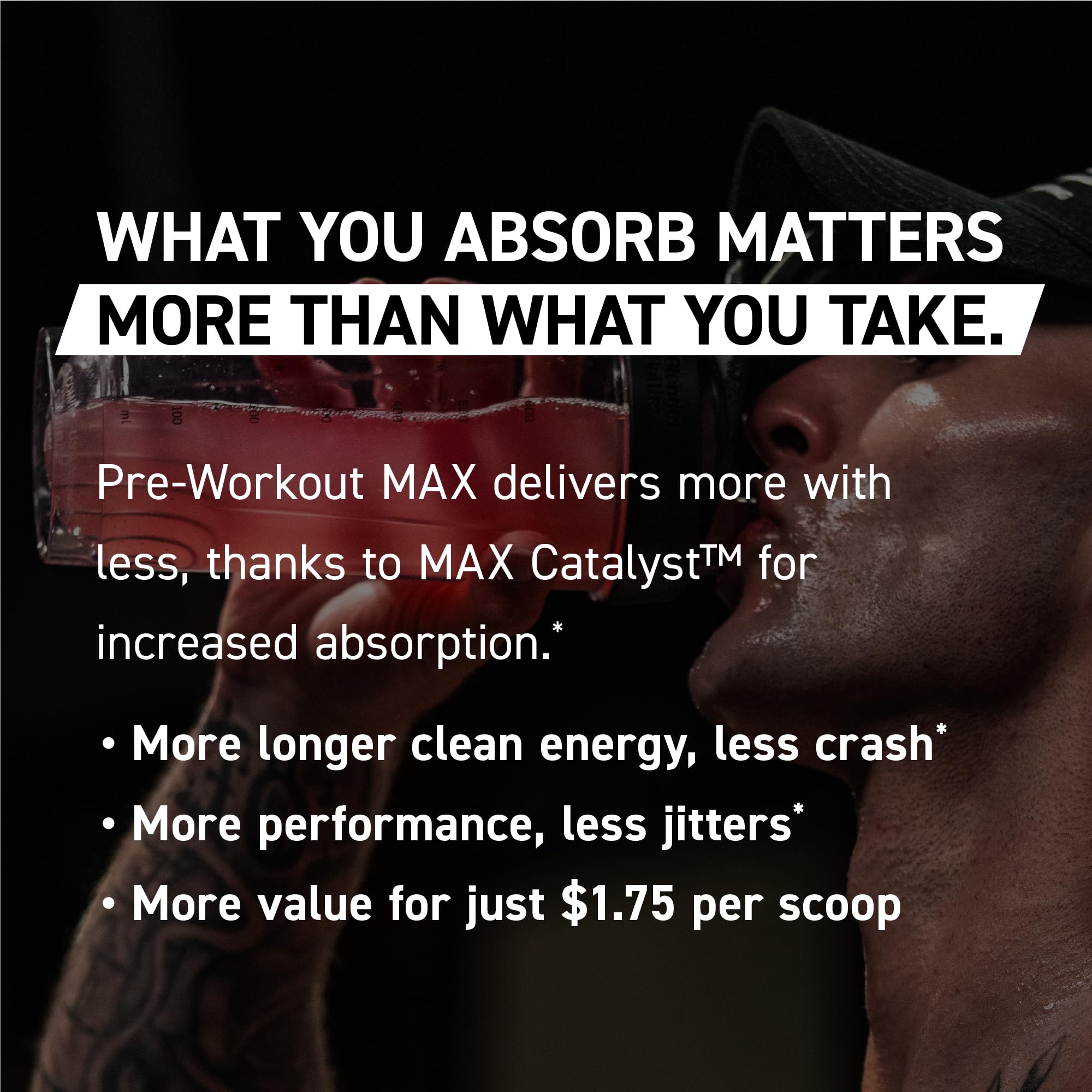 Kaged Pre-Workout MAX athlete using product before workout