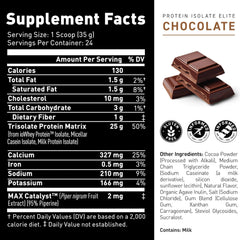 Kaged Protein Elite casein ingredient close-up highlighting slow-release amino acids