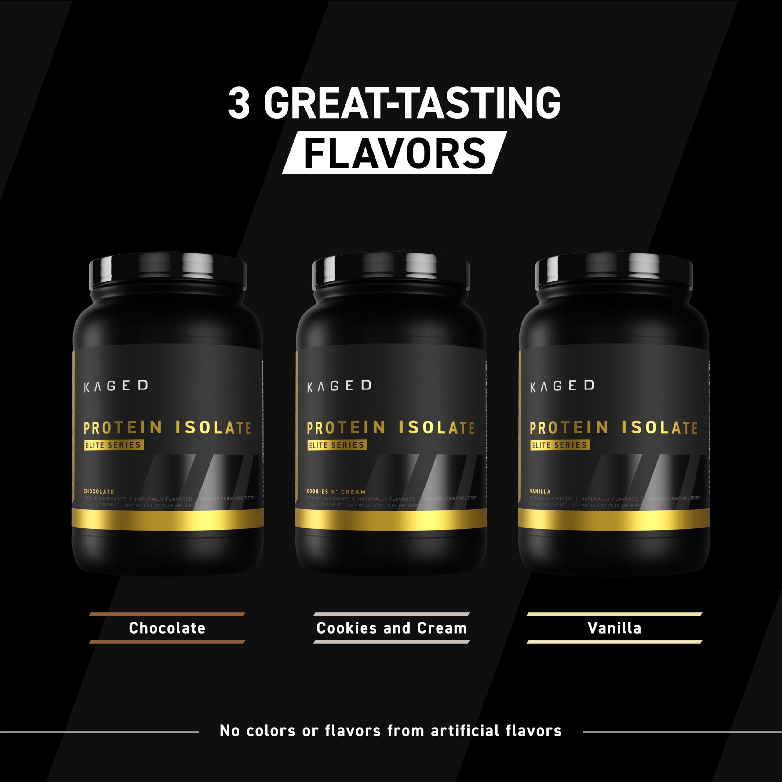 Kaged Whey Protein Isolate Elite serving ready for consumption after a workout