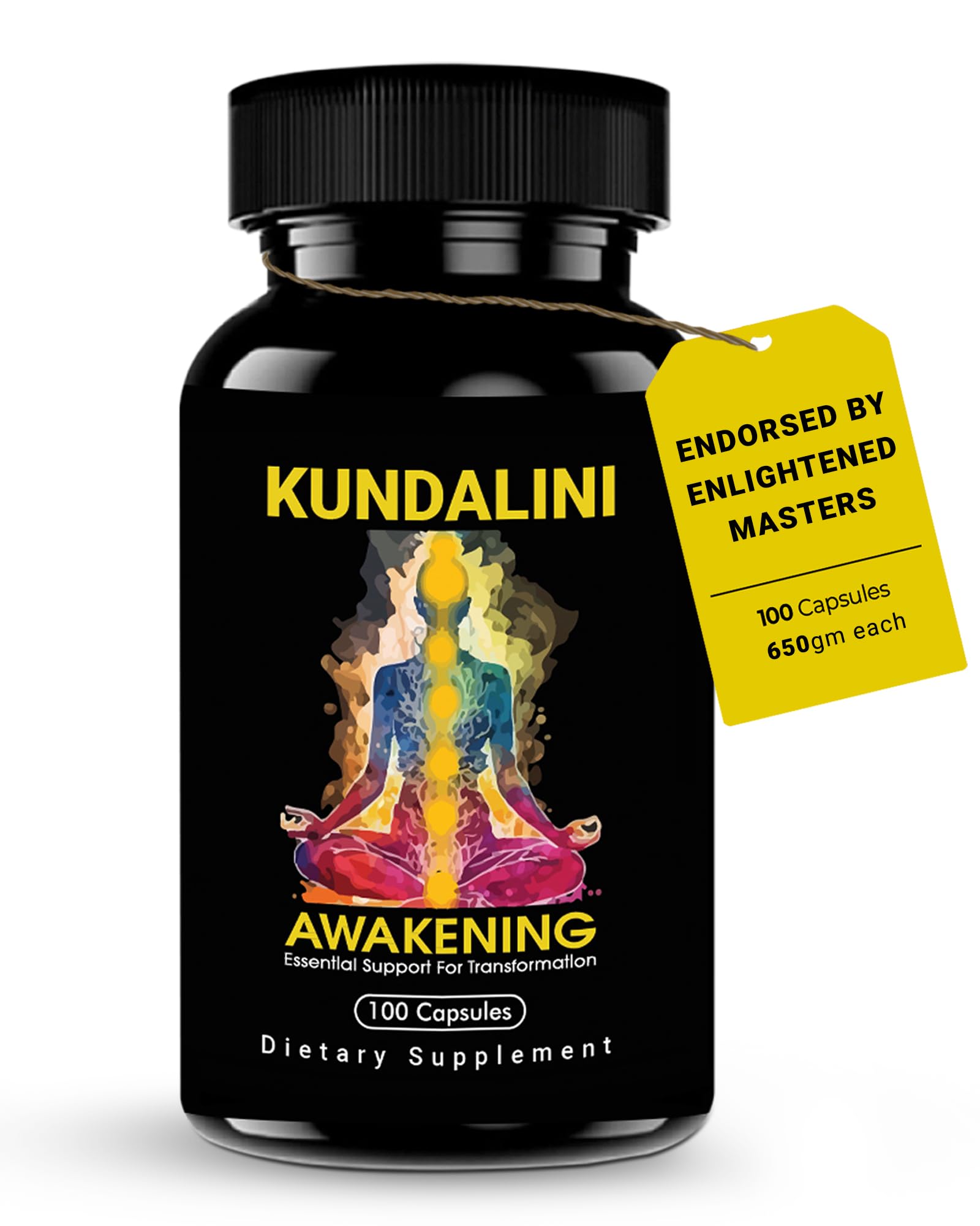 Kailash Herbals Kundalini Awakening bottle for meditation routines