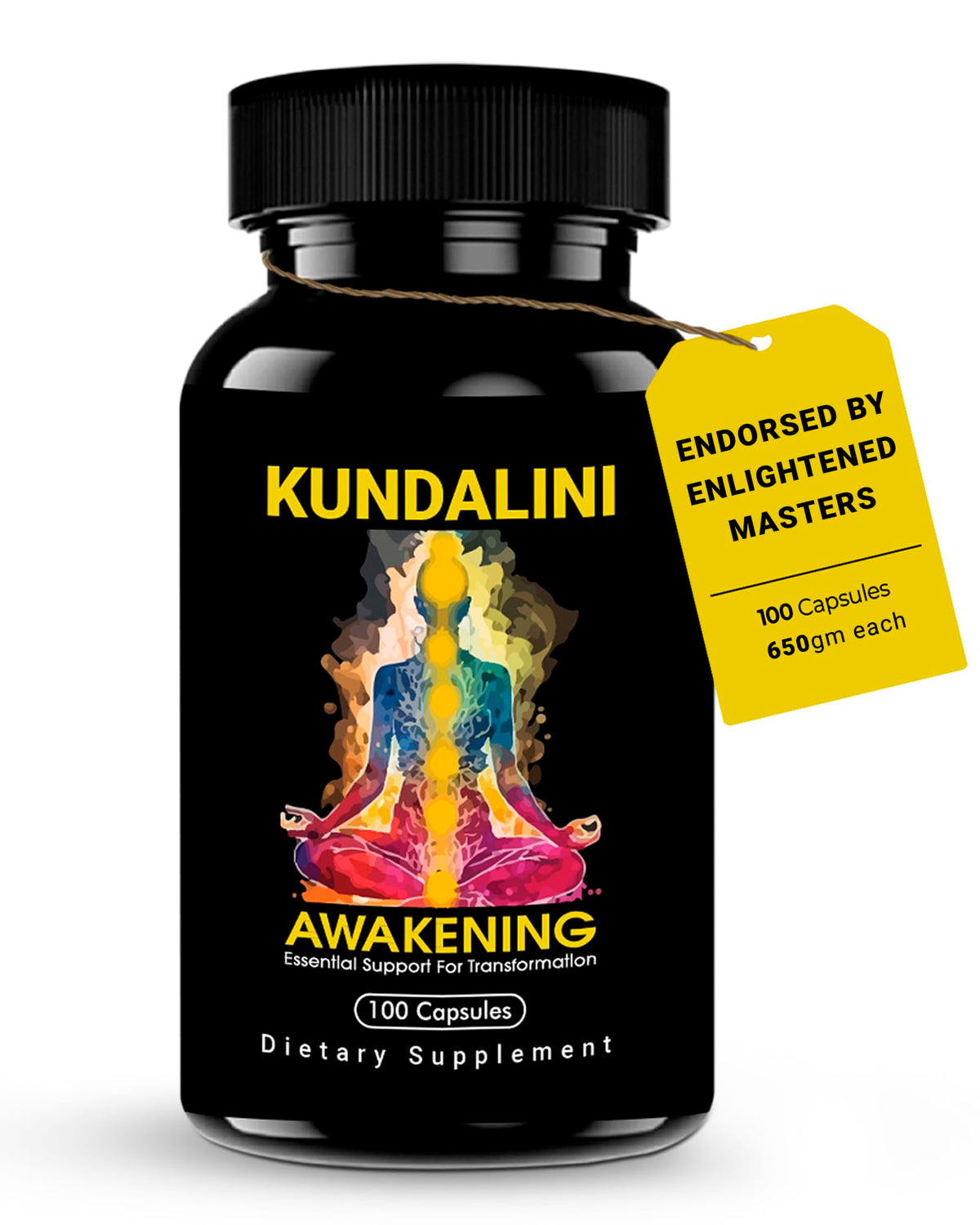 Kailash Herbals Kundalini Awakening bottle for meditation routines