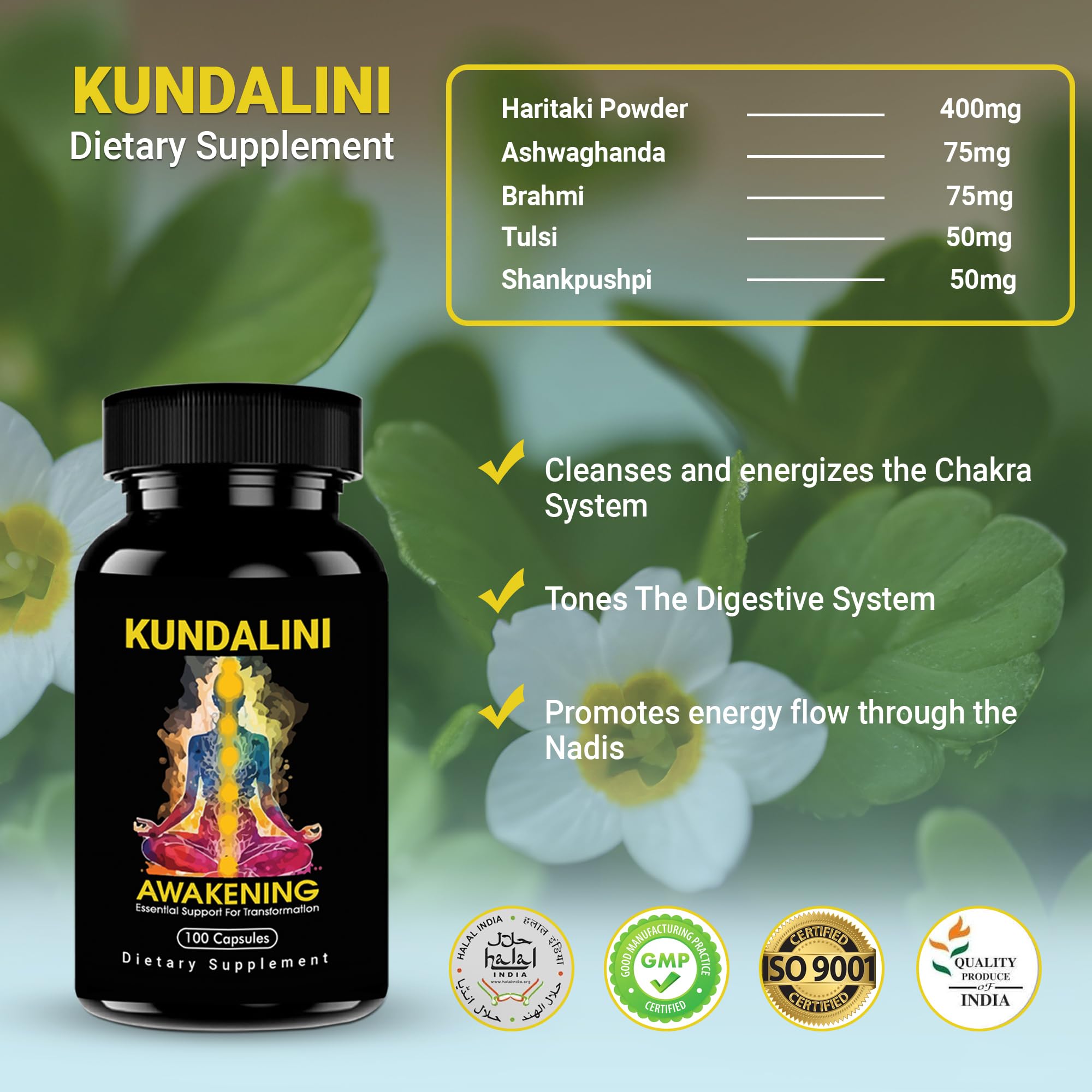 Capsules ready-to-use for on-the-go spiritual practice