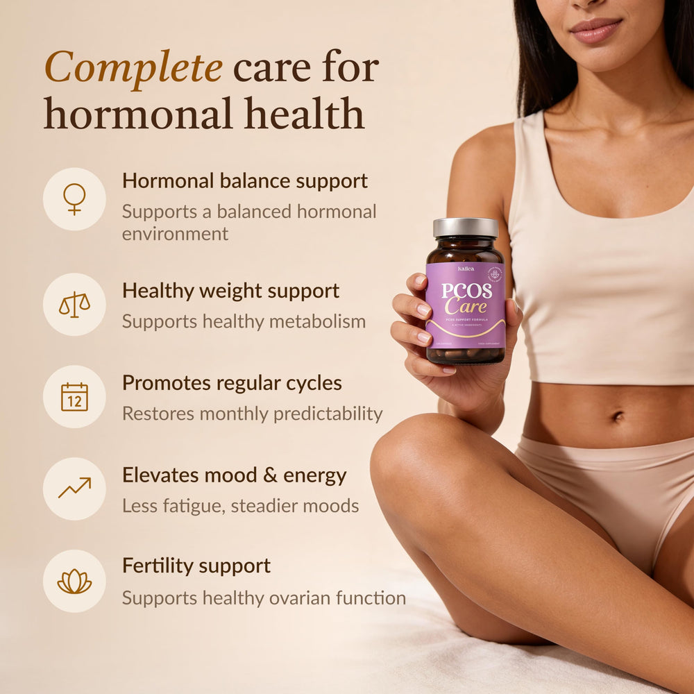 Kailea 8-in-1 PCOS capsules ready to support ovarian health
