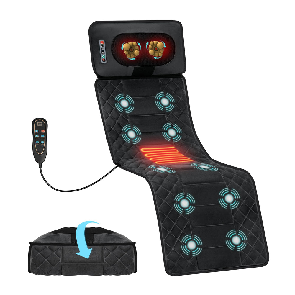 Kainsati full body massage mat setup for spa-like relief at home.
