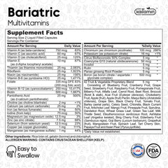 Kaitamin multivitamin daily-dose scene highlights comprehensive post-bariatric nutrition.