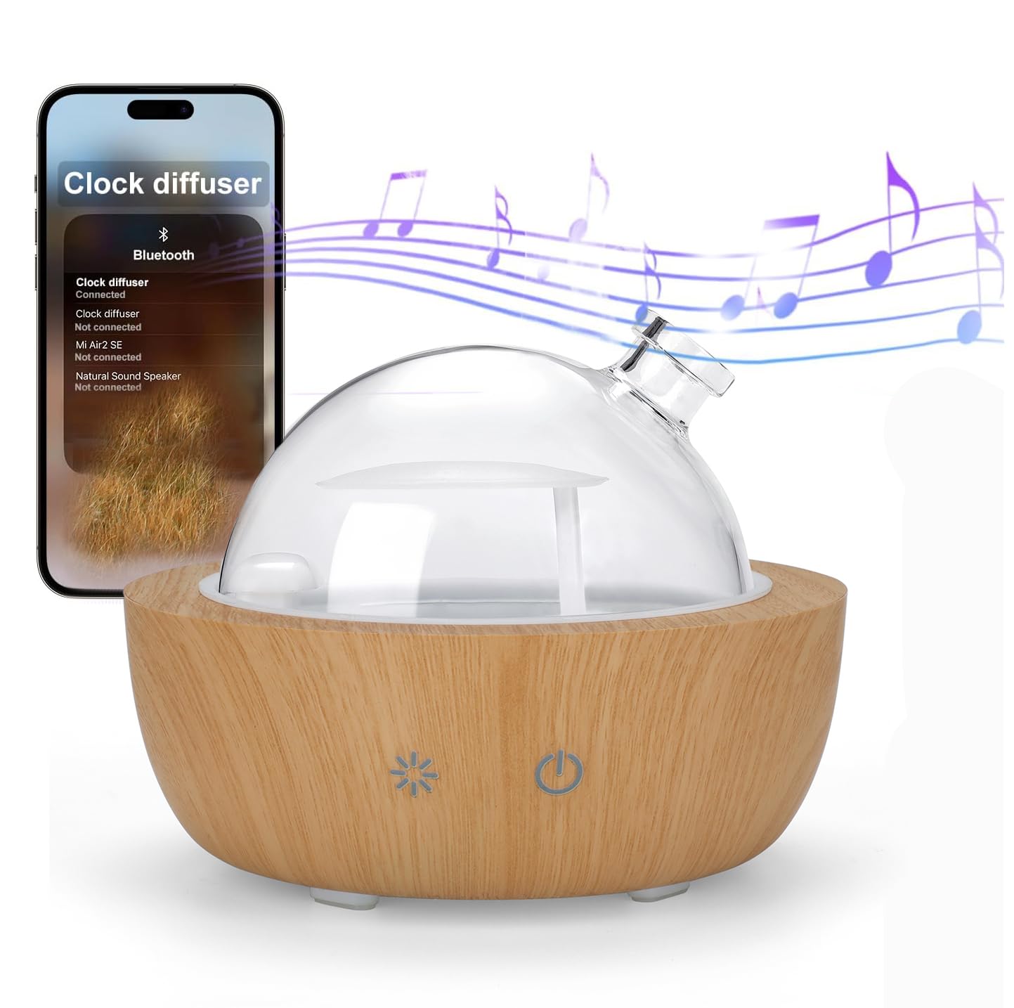 Kakoda hand blown glass diffuser cover for elegant diffusion