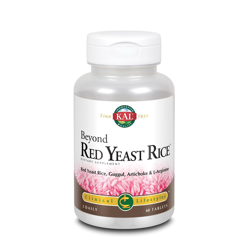KAL Beyond Red Yeast Rice bottle with tablets for daily wellness support.