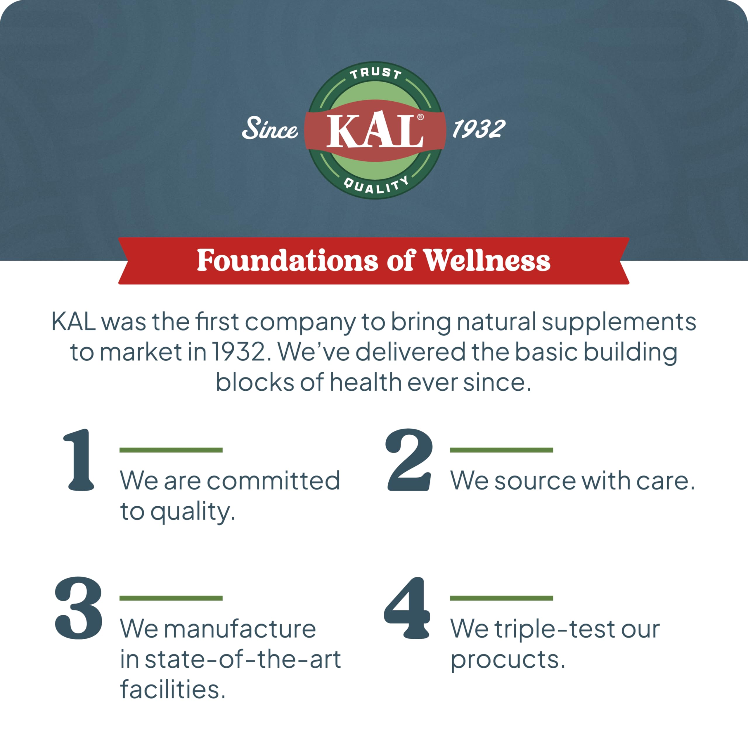 KAL Calming Magnesium Powder vegan gluten-free formula for everyday wellness.