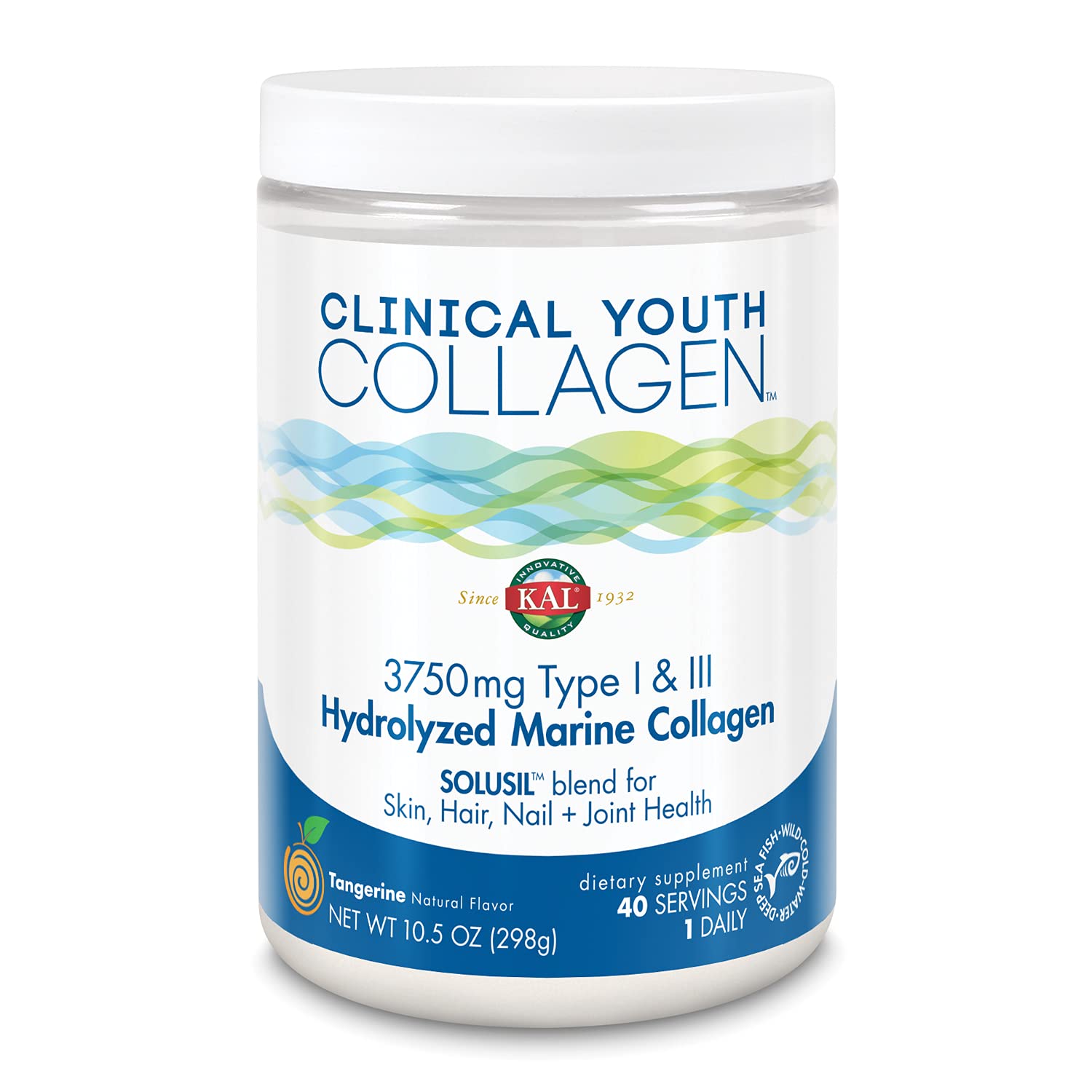 KAL Clinical Youth Collagen bottle for skin and joint support