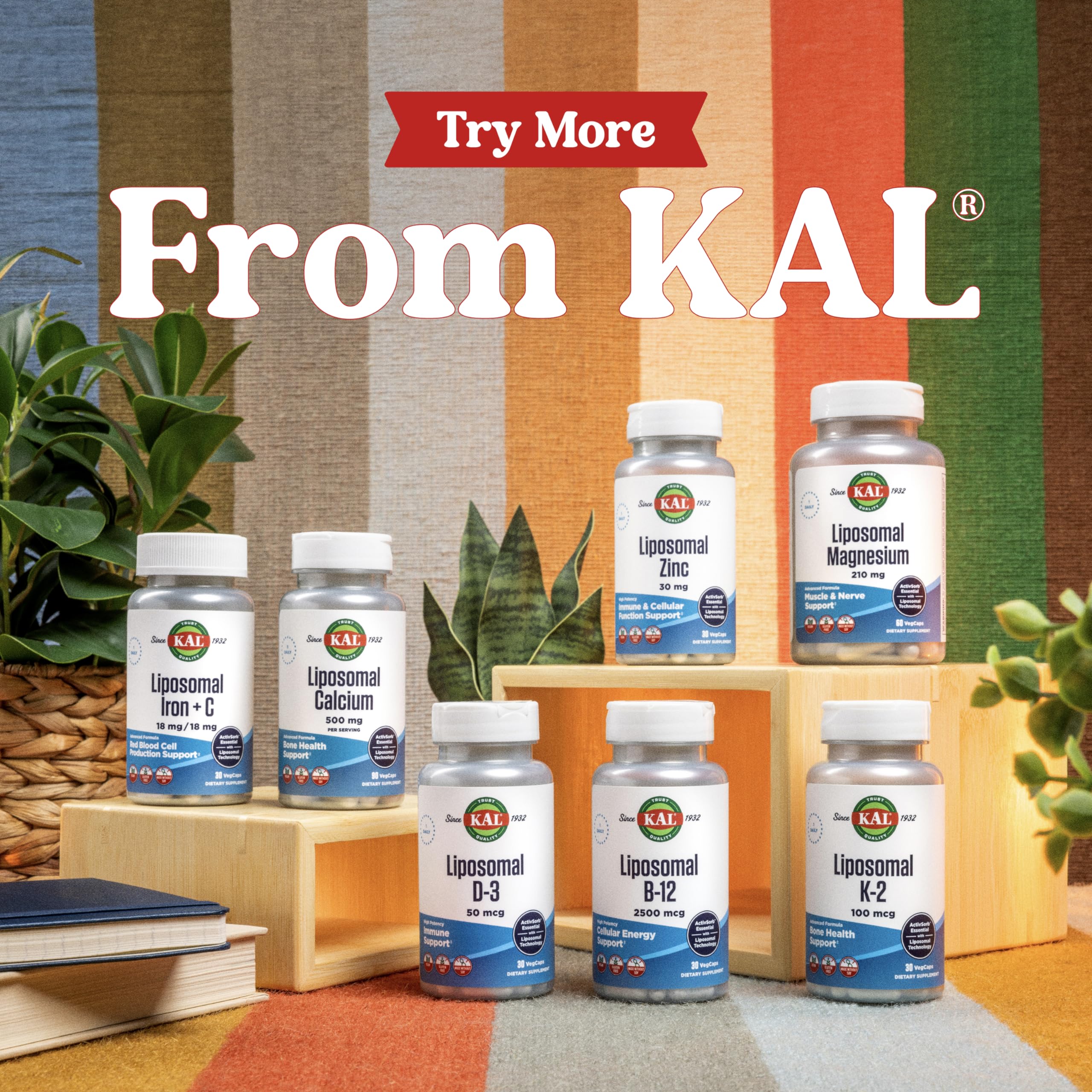 KAL Liposomal Calcium 90 VegCaps pack for ongoing daily calcium intake.
