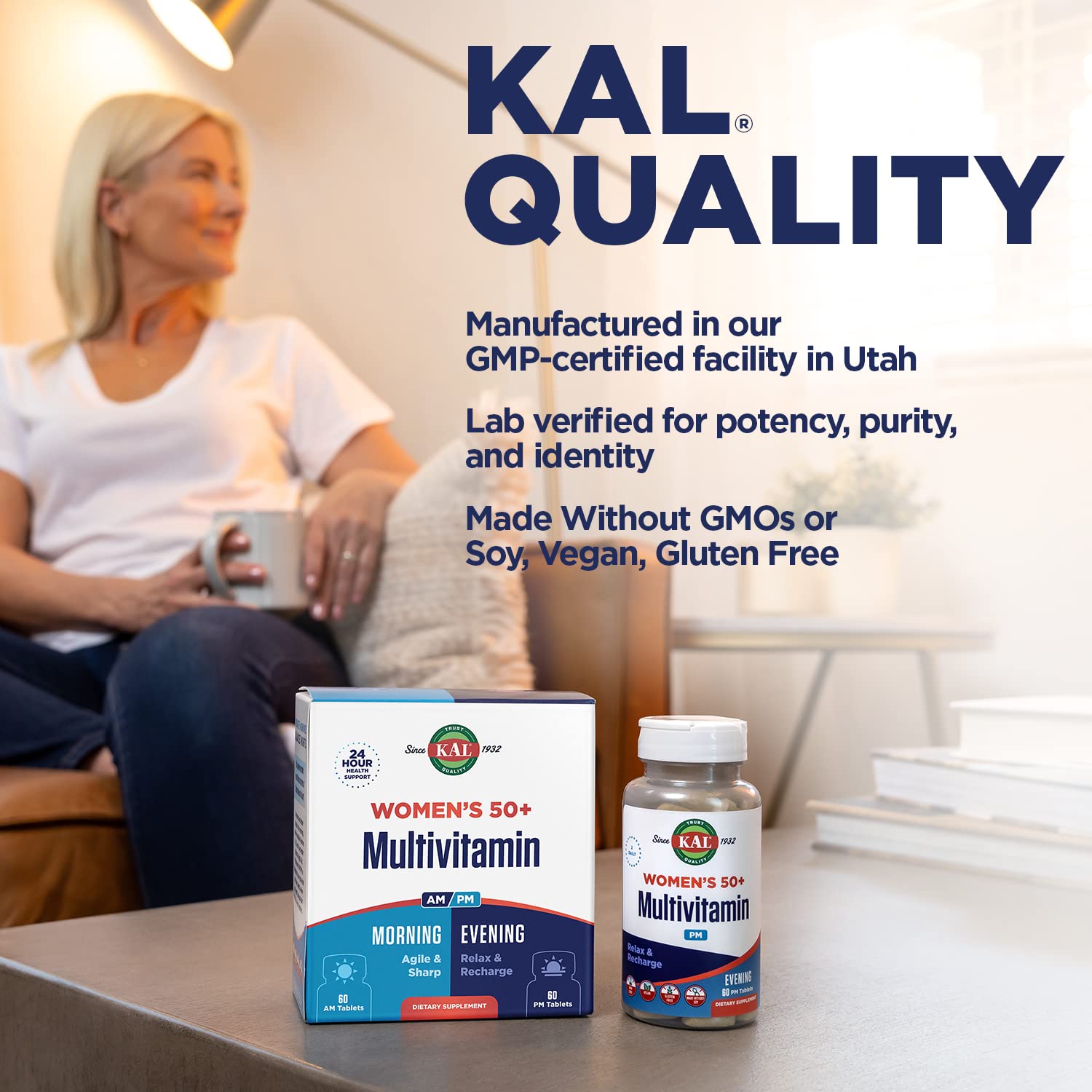 KAL Plus eco-friendly PCR bottle packaging from recycled plastics.