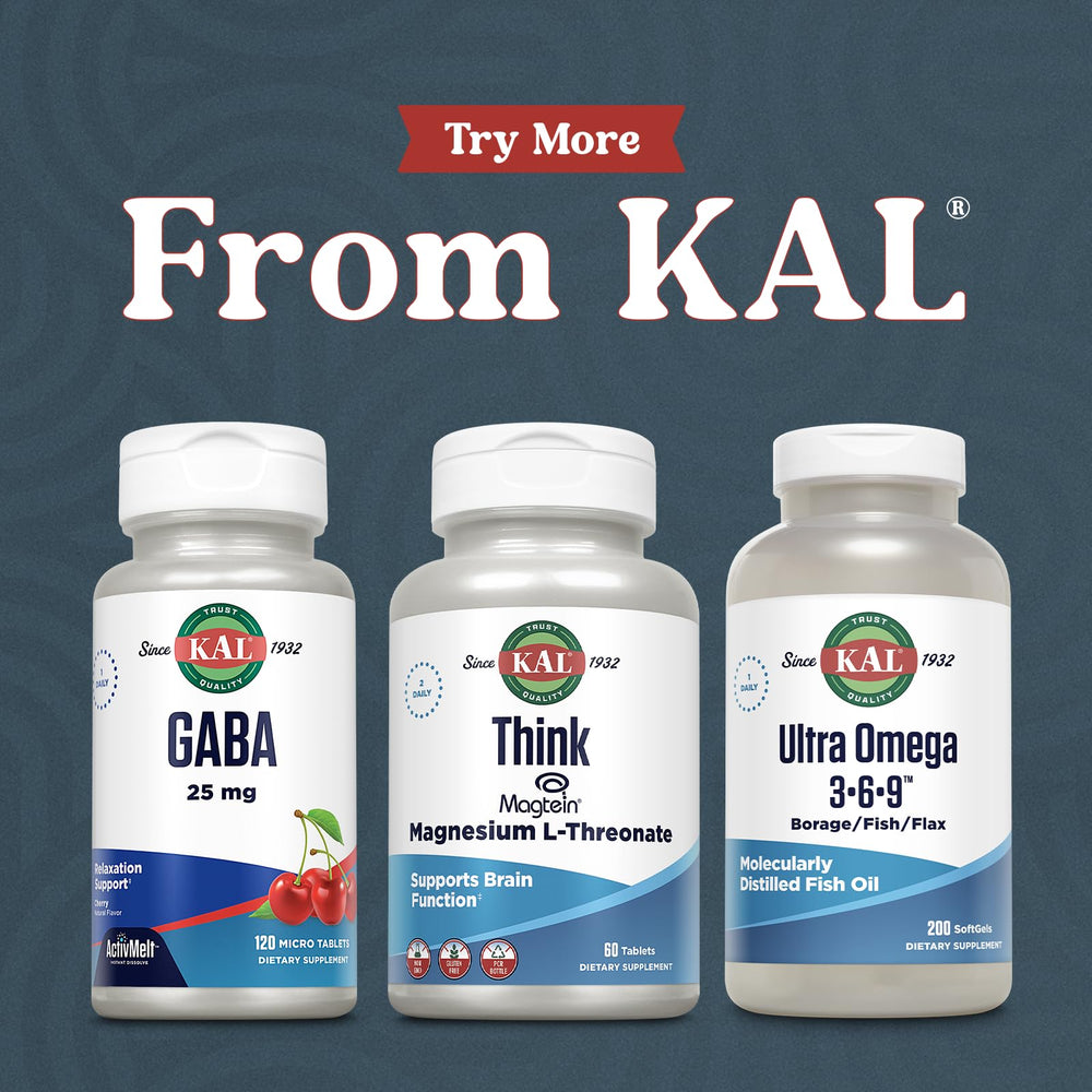 KAL Think bottle on kitchen counter for easy daily use