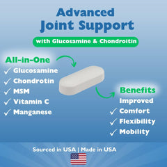 KALA HEALTH MSMPure formula featuring glucosamine and chondroitin for joints