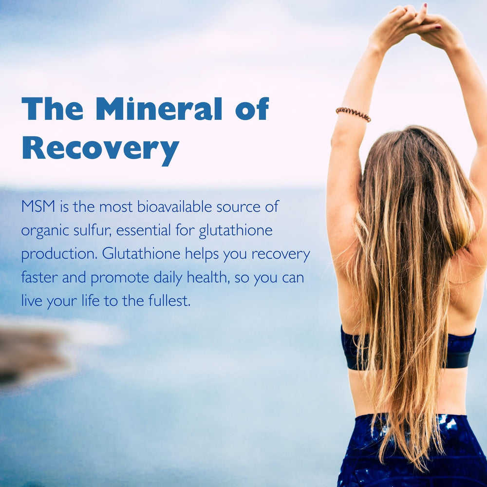 Coarse MSM flakes dissolving, scented with cherry lemon aroma
