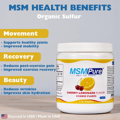 Dissolving MSMPure cherry lemonade powder in water for smooth mixing