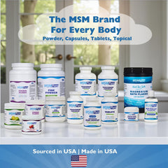 KALA HEALTH MSMPure packaging showing Kosher Halal vegan seals.