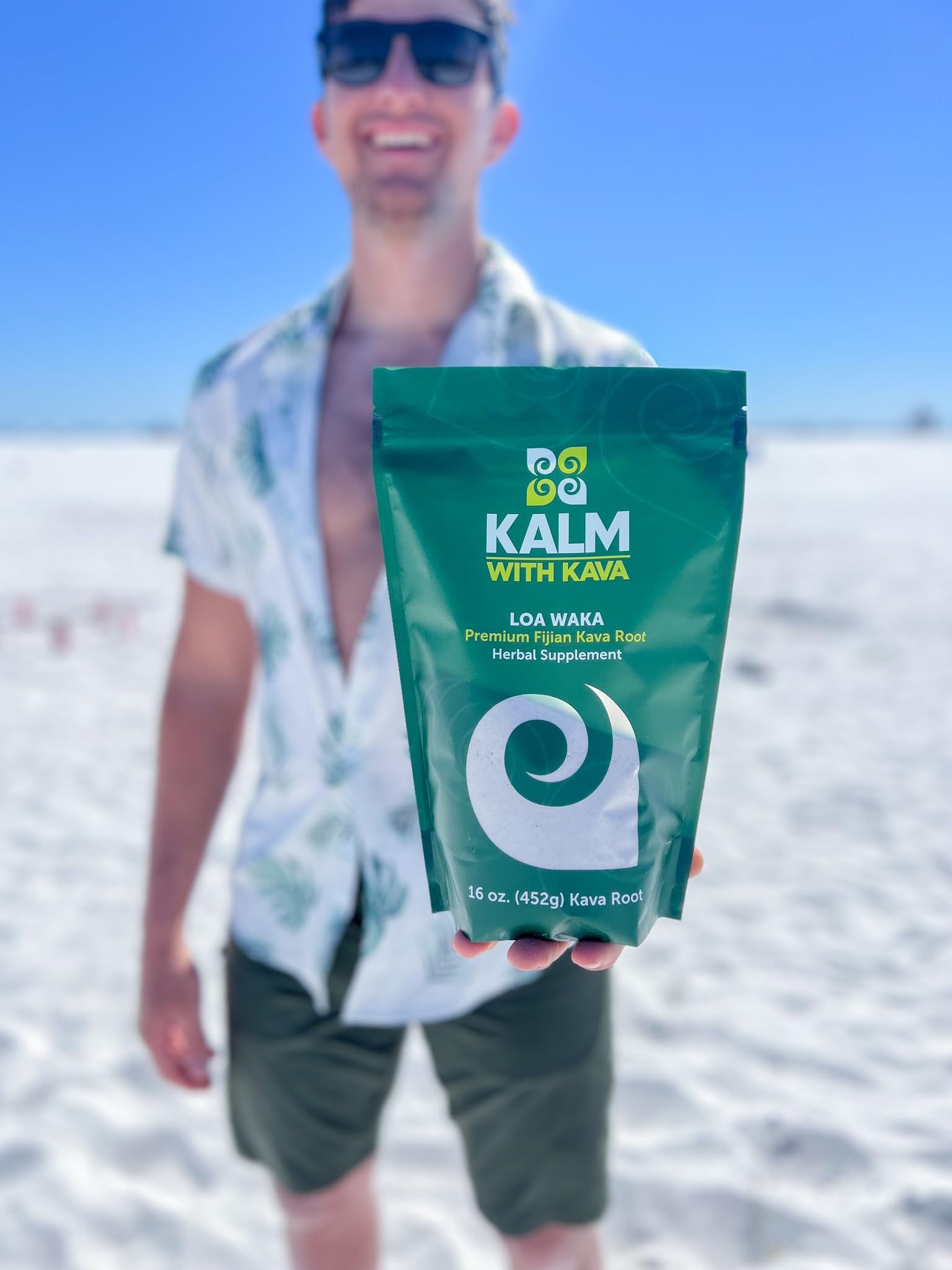 KALM Loa Waka fresh farm sourcing highlights premium kava quality for mindful relaxation