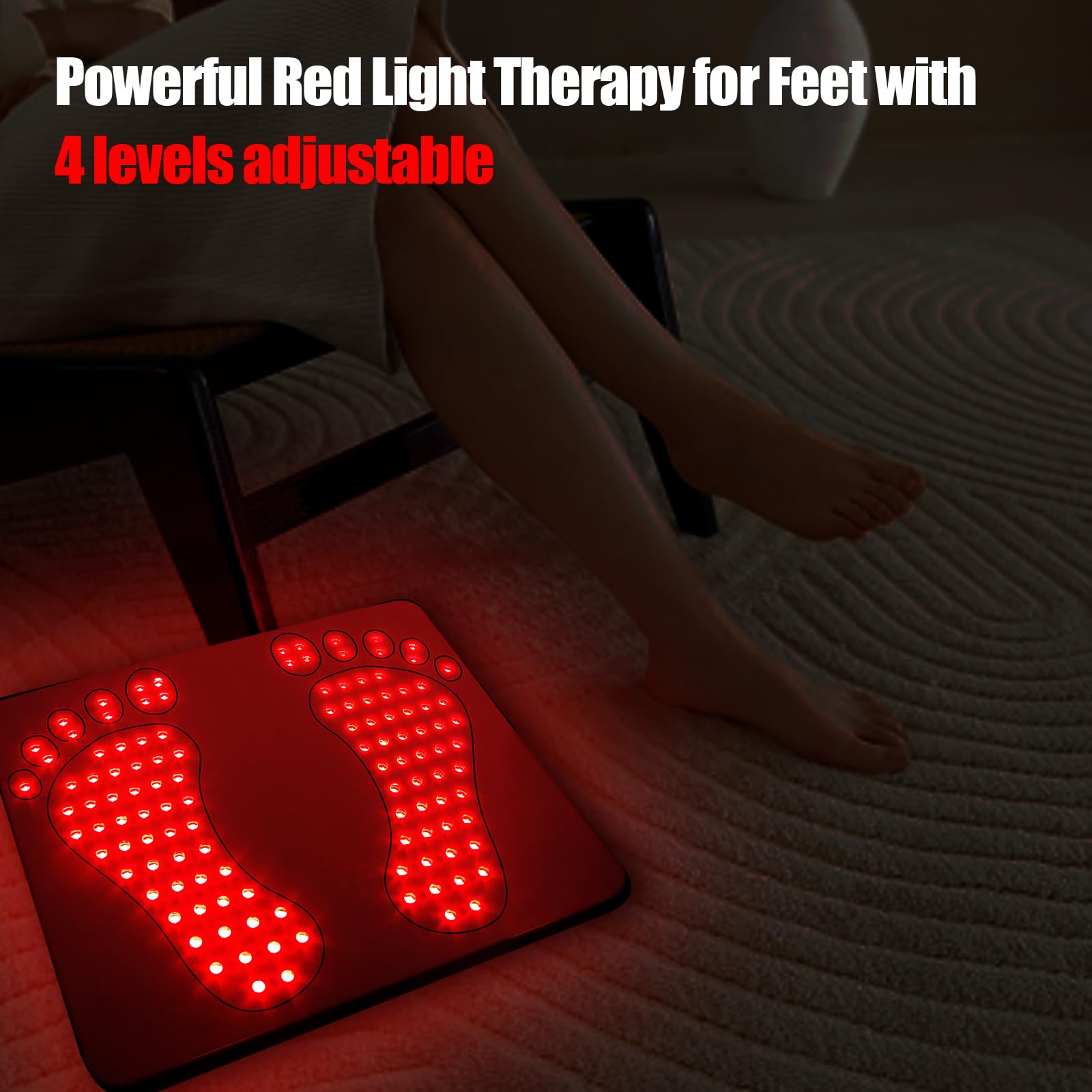Kaltagled dual-wavelength therapy targets surface and deep tissue on feet.