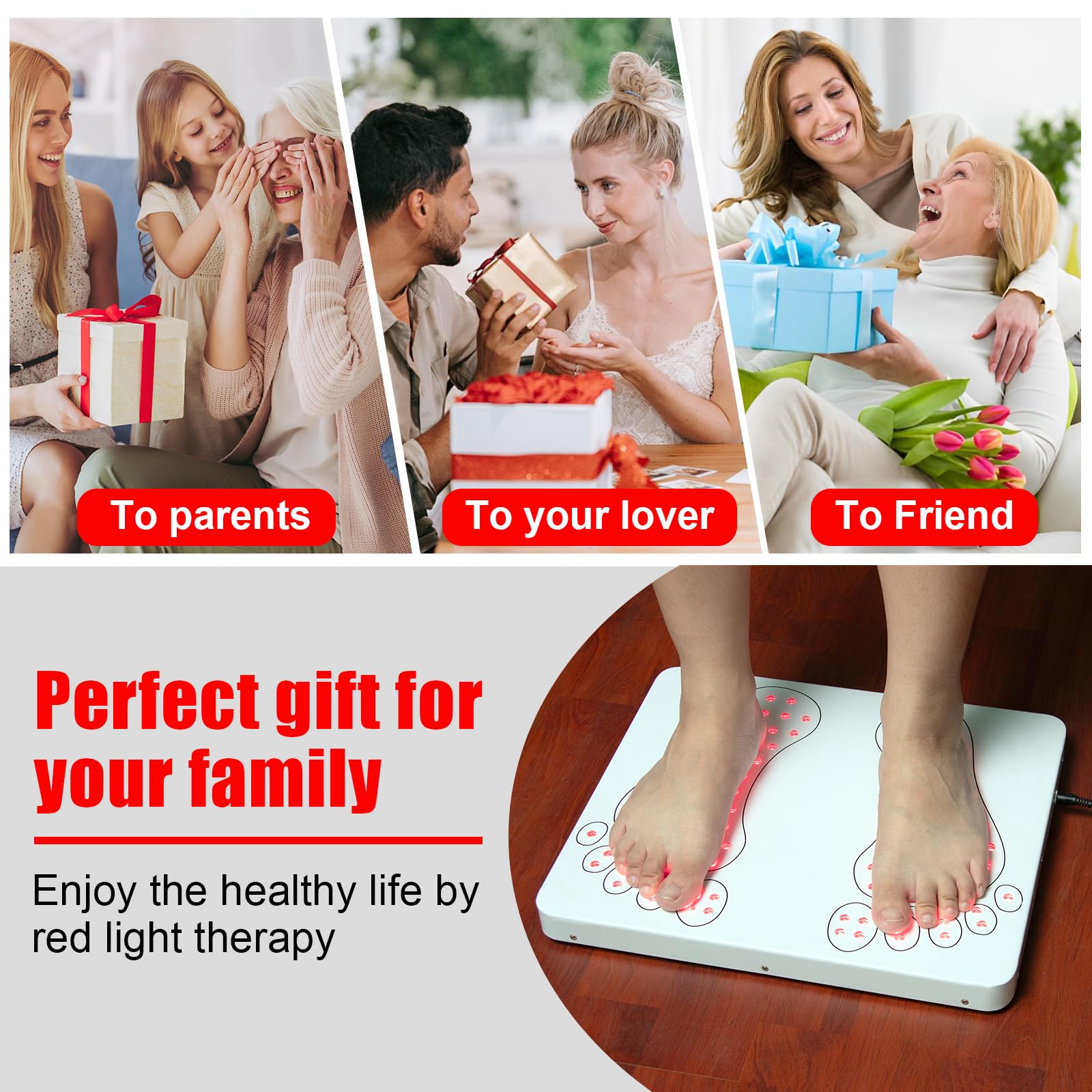 Kaltagled gift-ready red-light device offered as year-round self-care solution.