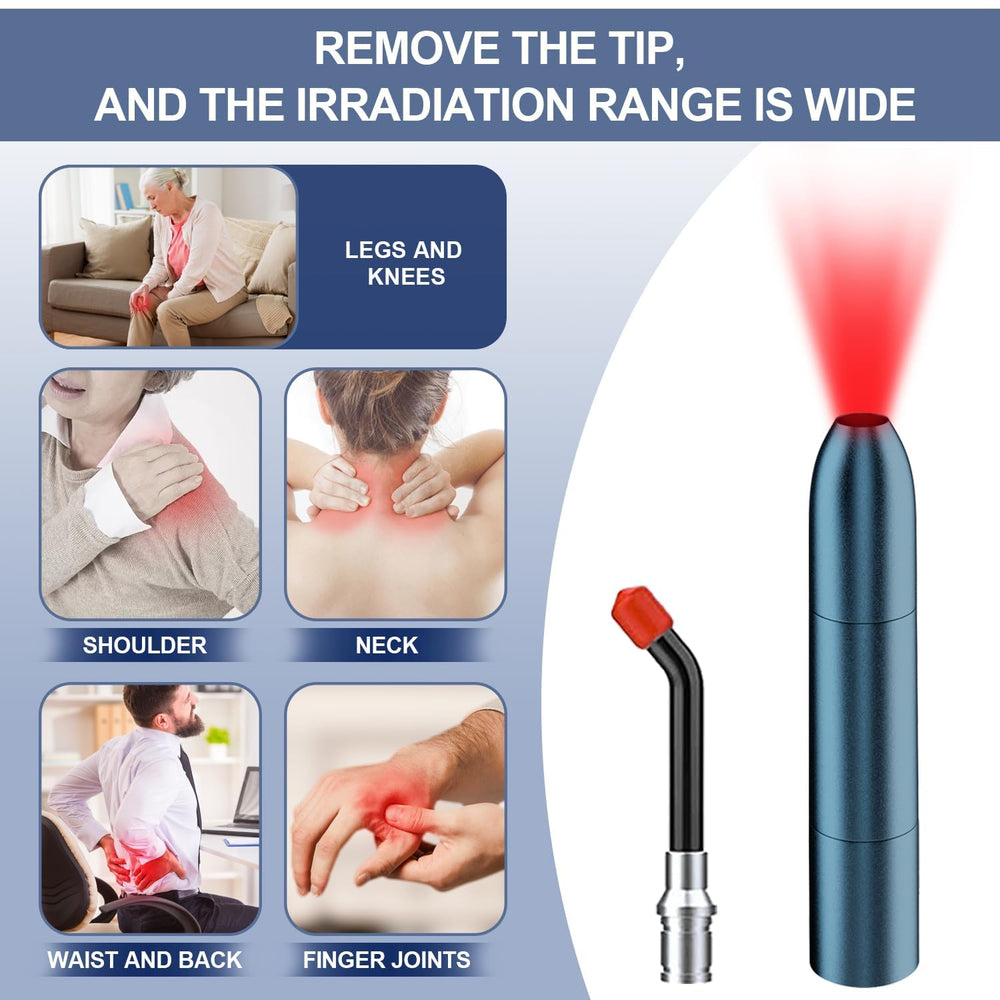 Kaltagled red light device with detachable tip for facial treatment